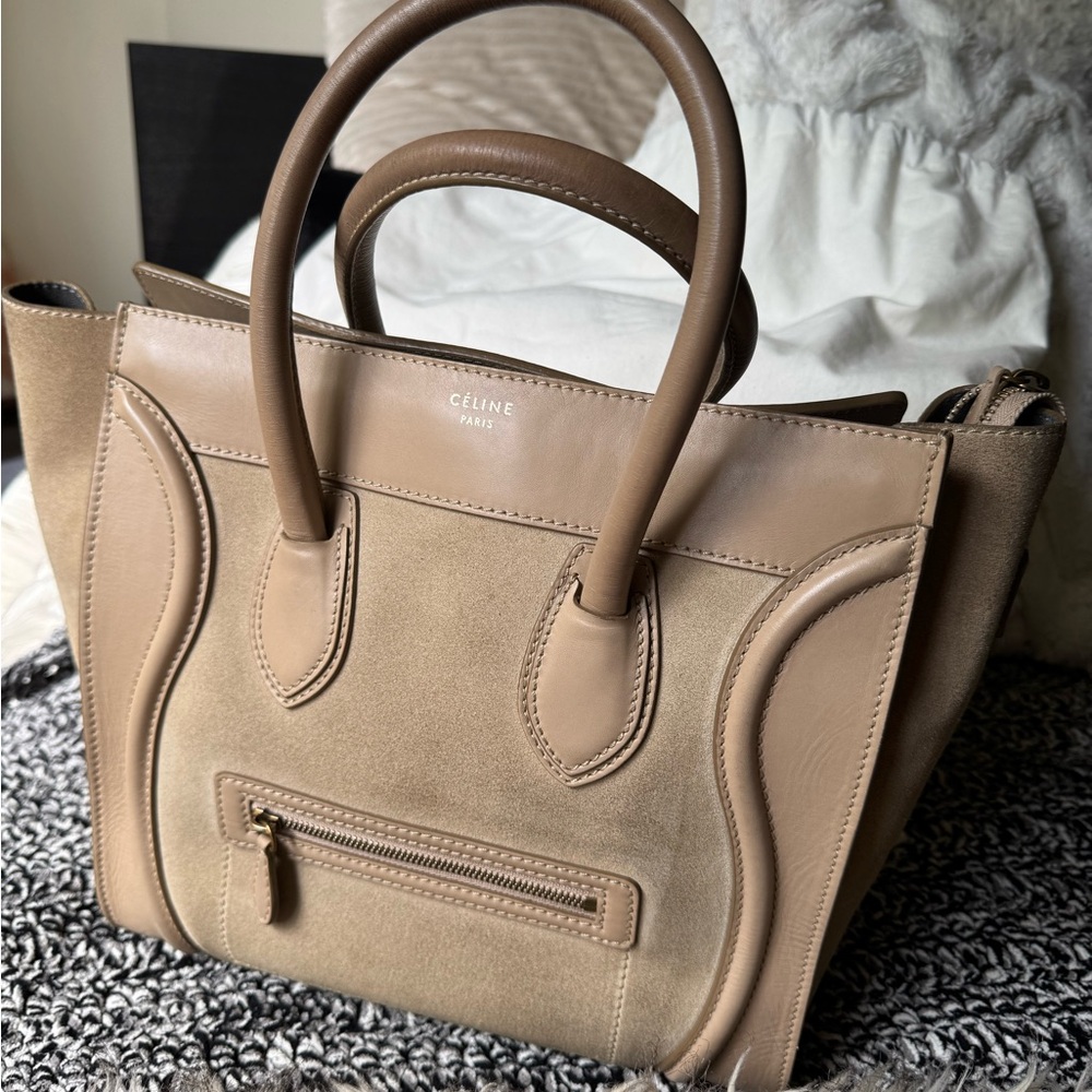 Large Celine Tan Handbag